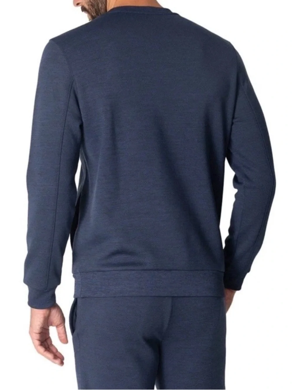 Spyder  Men’s Crew Neck Sweatshirt  Medium Navy Blue Moisture Wicking NWT M